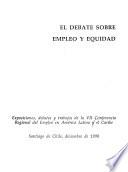 El debate sobre empleo y equidad
