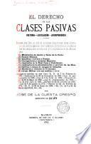 El derecho de las clases pasivas