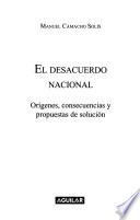 El desacuerdo nacional