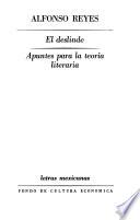 El deslinde. Apuntes para la teoría literaria
