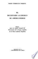 El diccionario académico de americanismos
