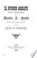 El divorcio absoluto