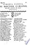 El Dotor Carolino, comedia in three acts and in verse