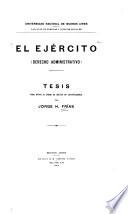 El ejército (derecho administrativo) ...