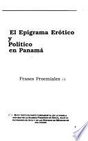 El epigrama erótico y político en Panamá