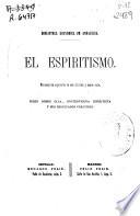 El espiritismo
