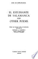 El Estudiante de Salamanca and Other Poems