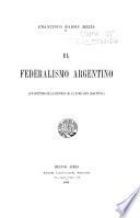 El federalismo argentino
