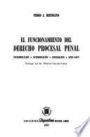 El funcionamiento del derecho procesal penal