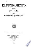 El fundamento de la moral