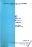 El gasto público social: Sector salud