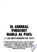 El General Pinochet habla al pais