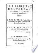 El glorioso doctor San Ildefonso, Arzobispo de Toledo, Primado de las Españas