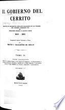El gobierno del Cerrito: pte. 1-2 Poder legislativo; actas...y documentos