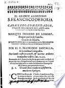 El grande alodivino [sic] S. Francisco de Borja ... tercero General de la Compañia de Iesus