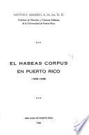 El habeas corpus en Puerto Rico
