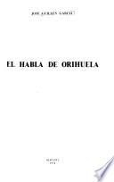 El habla de Orihuela