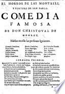 El Horror de las Montañas, y Portero de San Pablo. Comedia famosa