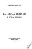 El idioma perdido y otros poemas