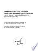 El impacto sectorial del proceso de integración subregional en Centroamérica