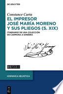El impresor José María Moreno y sus pliegos (s. XIX)