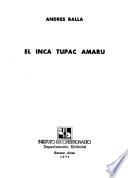 El inca Túpac Amaru
