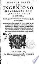 El ingenioso cavalléro Don Quixote de la Mancha