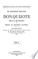 El ingenioso hidalgo don Quijote de la Mancha