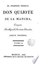 El Ingenioso hidalgo don Quijote de la Mancha,1