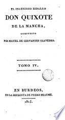 El ingenioso hidalgo Don Quixote de la Mancha