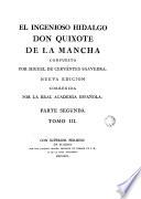 El Ingenioso hidalgo don Quixote de la Mancha,3
