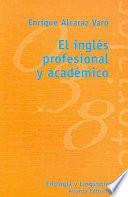 El inglés profesional y académico