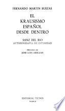 El krausismo español desde dentro
