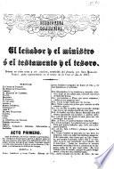 El Leñador y el ministro, ó, El testamento y el tesoro