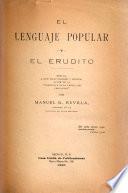 El lenguaje popular y el erudito