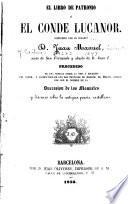 El libro de Patronio, ó, El conde Lucanor