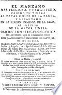 El manzano mas precioso, y fructifero, cahido en tierra al fatal golpe de la Parca ... Oracion funebre-panegyrica en las honras, que al ... Señor Don J. D. Manzano de Carvajal, Obispo de Jaca, celebrò ... Don M. Santos ... Sacala á iuz ... M. Santos, etc