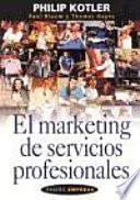 El marketing de servicios profesionales