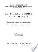 El metal cobre en biologia