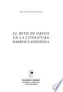 El mito de Orfeo en la literatura barroca española