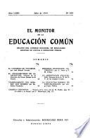 El Monitor de la educación común