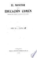 El Monitor de la educación común