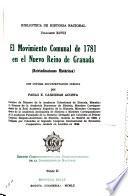 El movimiento comunal de 1781 en el Nuevo Reino de Granada
