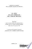 El Niño En Los Umbrales Del Tercer Milenio