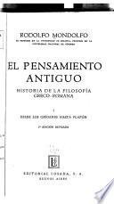 El pensamiento antiguo