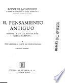 El Pensamiento Antiguo