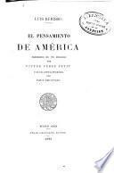 El pensamiento de América