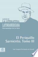 El Periquillo Sarniento. Tomo III