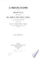 El poder civil en España