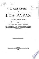 El poder temporal de los papas en el siglo xix